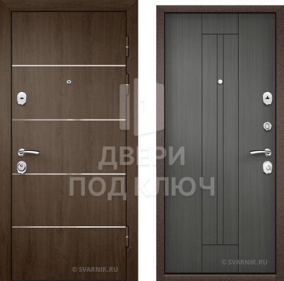Входная дверь с массивом дерева под ключ в квартиру ДПК-4974